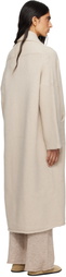 Lauren Manoogian Off-White Long Shawl Cardigan