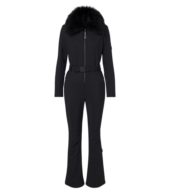 Photo: Yves Salomon Belted shearling-trimmed ski suit