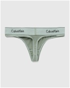 Calvin Klein Underwear Wmns Thong Green - Womens - Panties