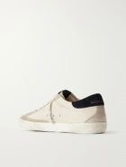 Golden Goose - Super-Star Distressed Suede -Trimmed Leather Sneakers - Neutrals