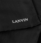 Lanvin - Silk-Twill Pocket Square - Black