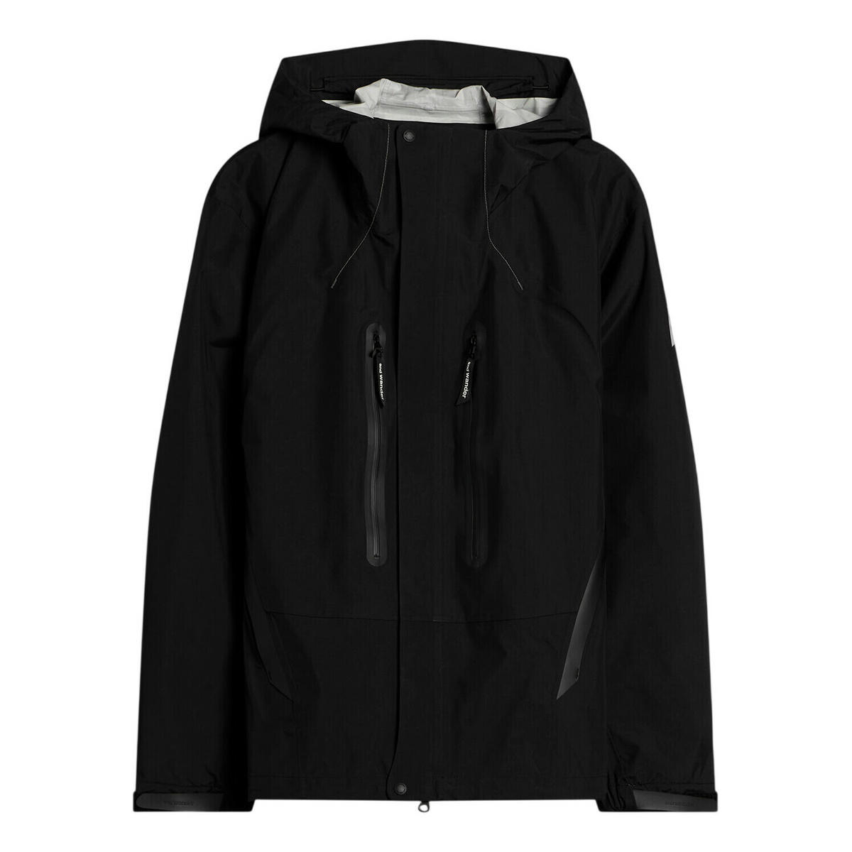 And Wander Men's Pertex Shield Rain Jacket in Black and Wander