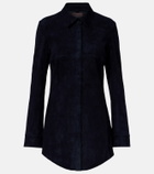 Stouls Geraldine suede shirt dress