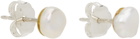 AGMES Silver Pearl Earrings