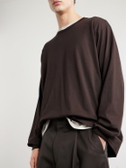 ssstein - Suvin Cotton-Jersey T-Shirt - Brown
