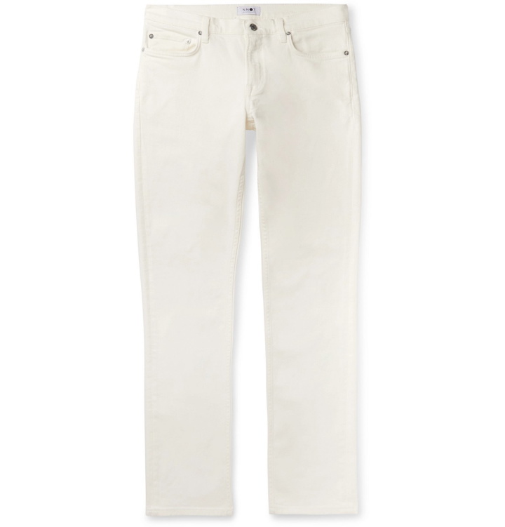 Photo: NN07 - Slater Slim-Fit Stretch-Denim Jeans - White