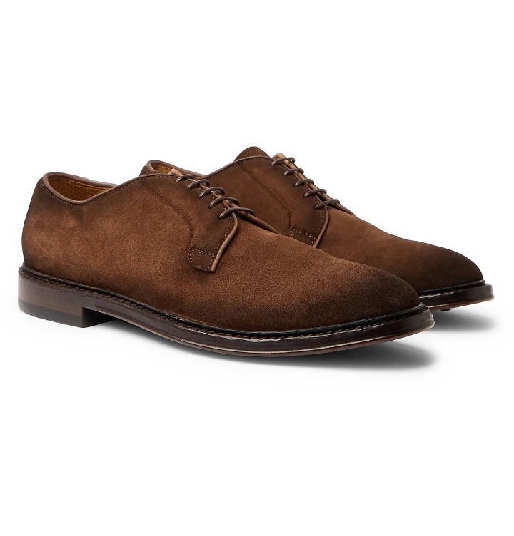 Photo: Officine Creative - Hopkins Leather Derby Shoes - Brown