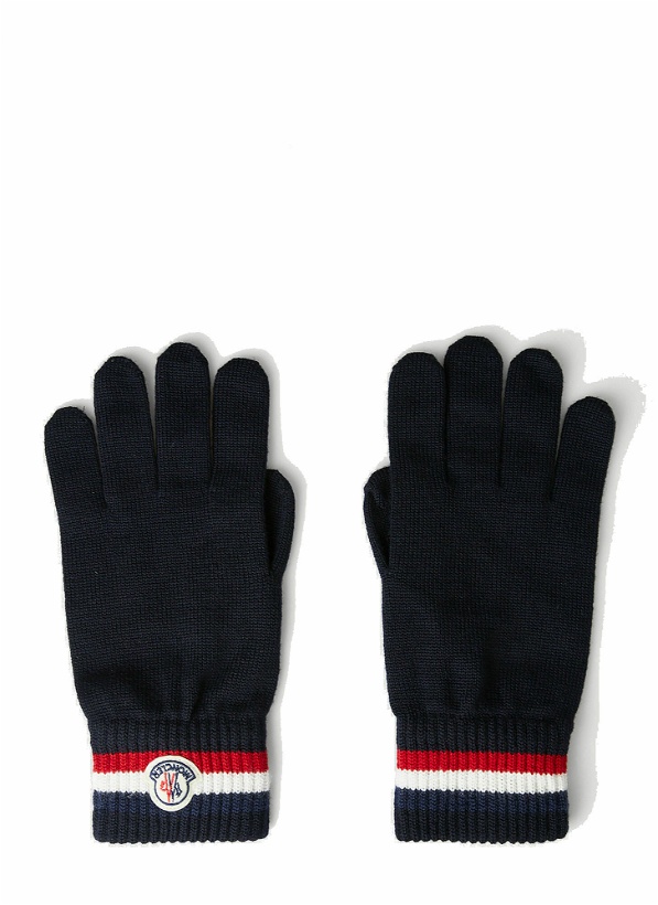 Photo: Logo Patch Gloves in Navy