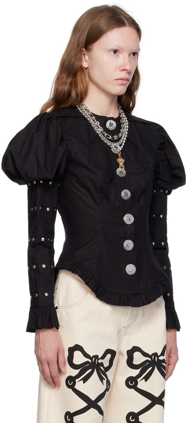 Chopova Lowena Black Sleet Blouse Chopova Lowena