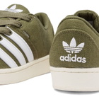 Adidas Men's Superstar Supermodified Hemp Sneakers in Olive Strata/White