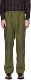 NEEDLES Khaki String Fatigue Trousers