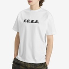 F.C. Real Bristol Men's Blurred Logo T-Shirt in White