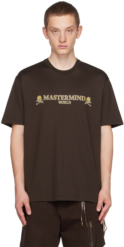 Photo: MASTERMIND WORLD Brown Brilliant T-Shirt