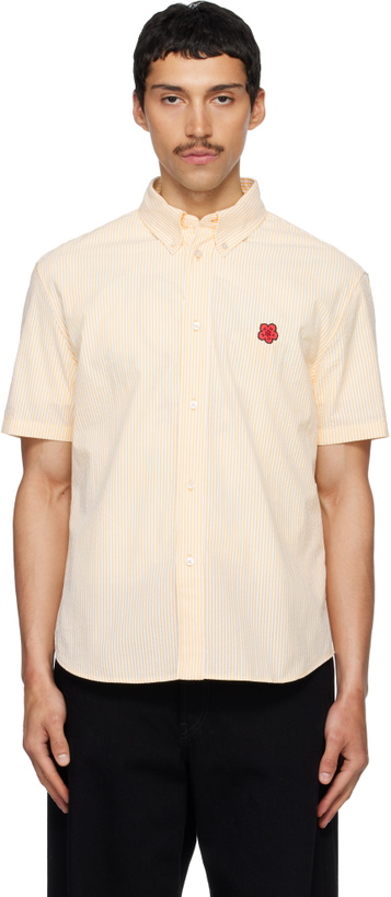 Photo: Kenzo Yellow Kenzo Paris 'Boke Flower' Short Sleeve Shirt
