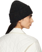 Carhartt Work In Progress Black Anglistic Beanie