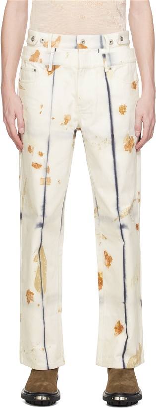 Photo: Feng Chen Wang White Plant-Dyed Jeans