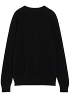 Rick Owens Jumbo Ribbed Wool Jumper Black