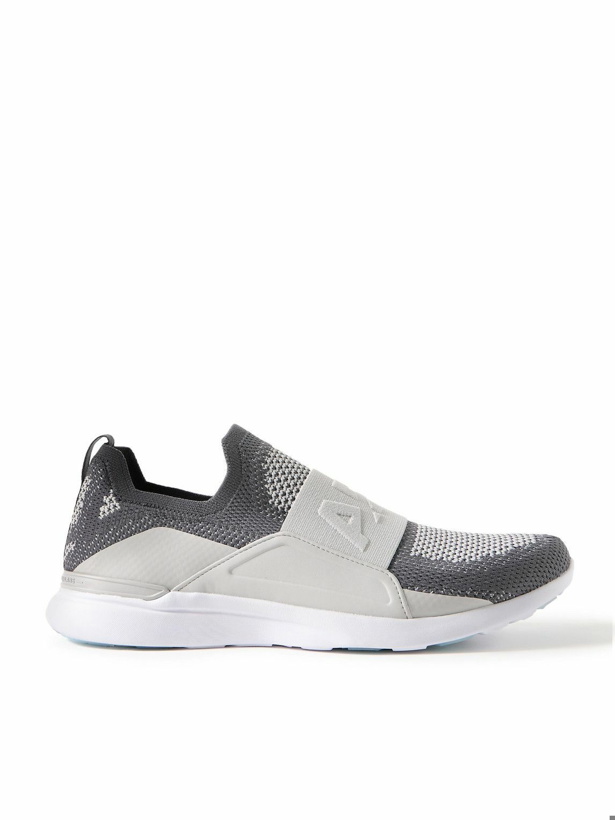 Photo: APL Athletic Propulsion Labs - Techloom Bliss Slip-On Sneakers - Gray