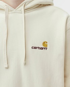 Carhartt Wip Hooded American Script Sweat Beige - Mens - Hoodies