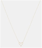 Persée 18kt gold necklace with diamond and pearls
