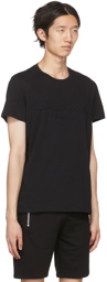 Balmain Black Cotton T-Shirt