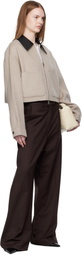 Nanushka Taupe Phebe Jacket