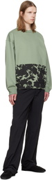 Dries Van Noten Green Floral Sweatshirt
