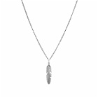Serge DeNimes Men's Ethereal Feather Necklace in Sterling Silver