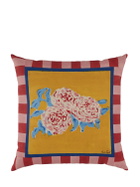 LISA CORTI Leopard Stripes Gold Pillow