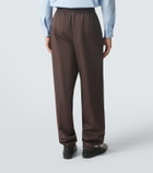 Miu Miu Cotton twill tapered pants
