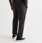 Folk - Alber Checked Wool-Blend Trousers - Brown