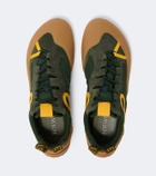 Loewe Grip suede-trimmed sneakers