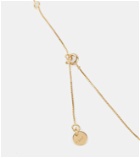 Marni Embellished brass necklace