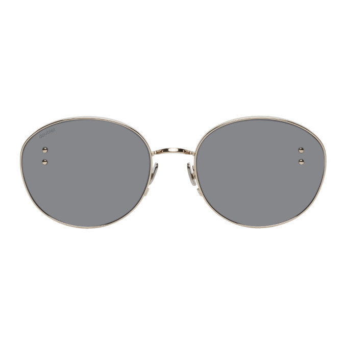 Doublet Gold Metal Flame Sunglasses