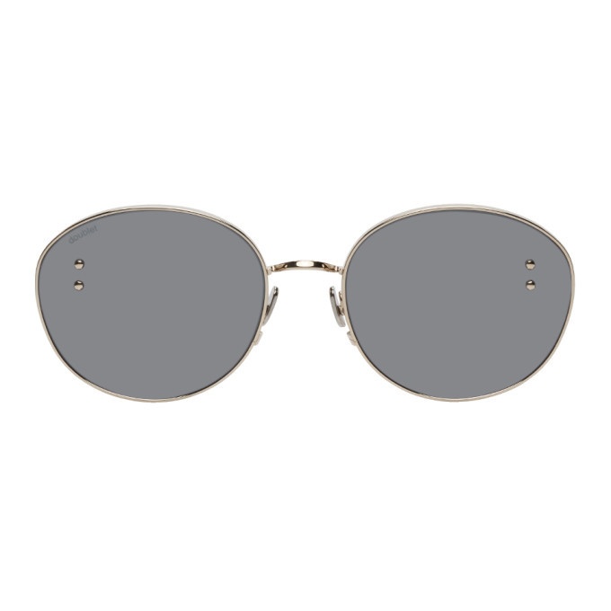 Photo: Doublet Gold Metal Flame Sunglasses