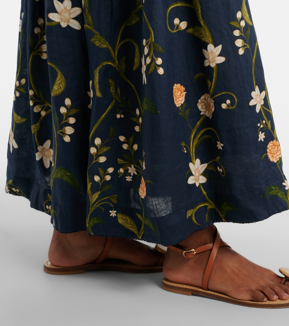 Agua by Agua Bendita Senlis off-shoulder cotton maxi dress