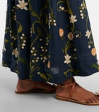 Agua by Agua Bendita Senlis off-shoulder cotton maxi dress