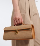 Savette Symmetry Slim Medium canvas top-handle bag