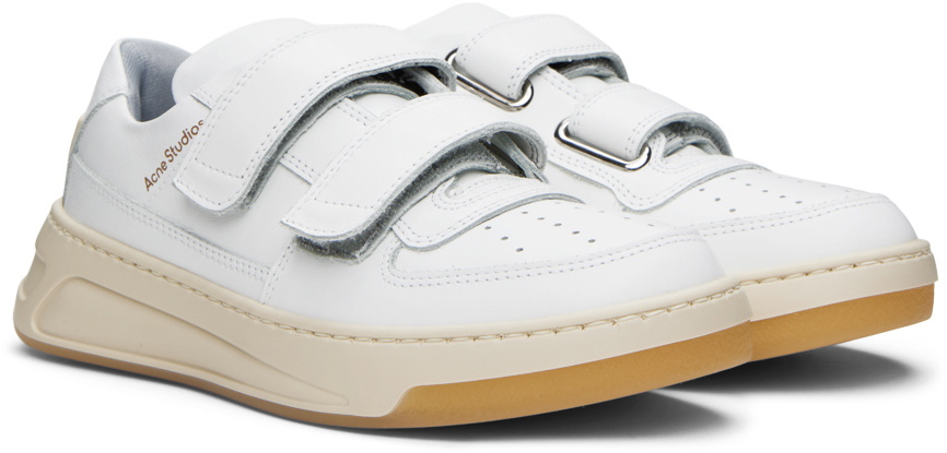 Acne Studios - Velcro strap sneakers - White