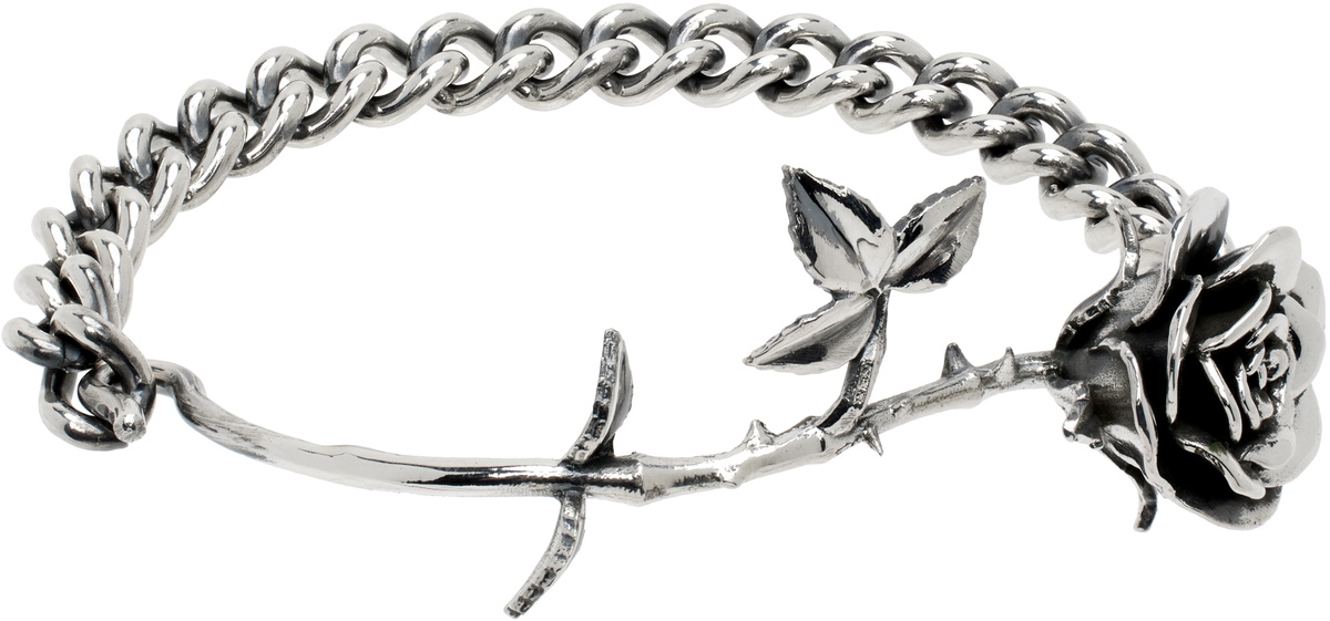Enfants Riches Déprimés ローズチェーンブレスレット Enfants Riches Déprimés Rose & Chain Bracelet Enfants Riches