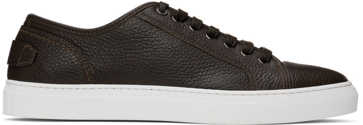 Photo: Brioni Brown Leather Sneakers