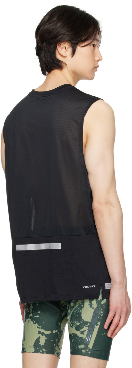 Nike Black Rise 365 Tank Top