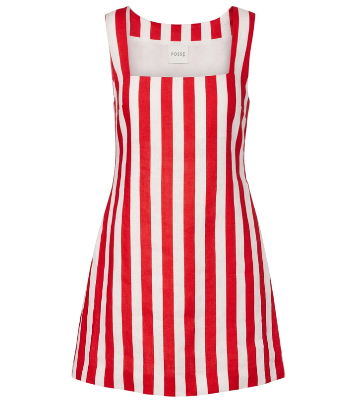Photo: Posse Alice striped linen minidress