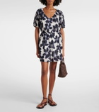 Velvet Hazel floral cotton voile minidress