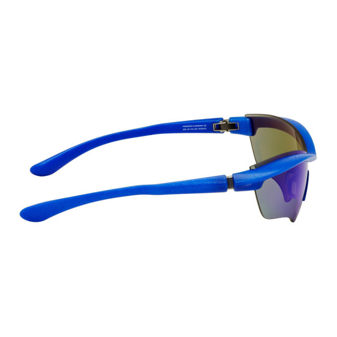 Maison Margiela Blue Mykita Edition Shield Sunglasses Maison 