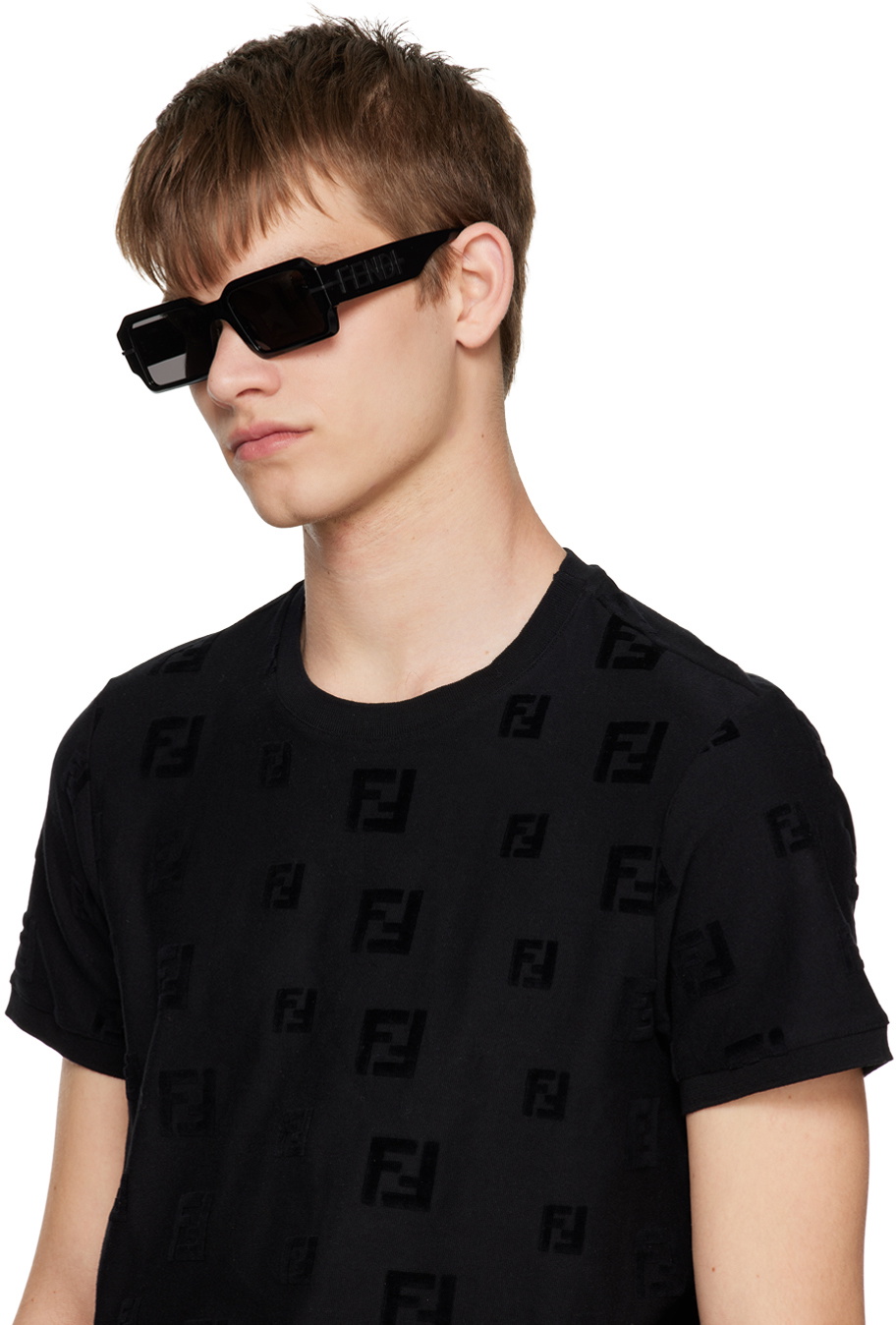 Fendi Black Fendigraphy Sunglasses Fendi display picture 1