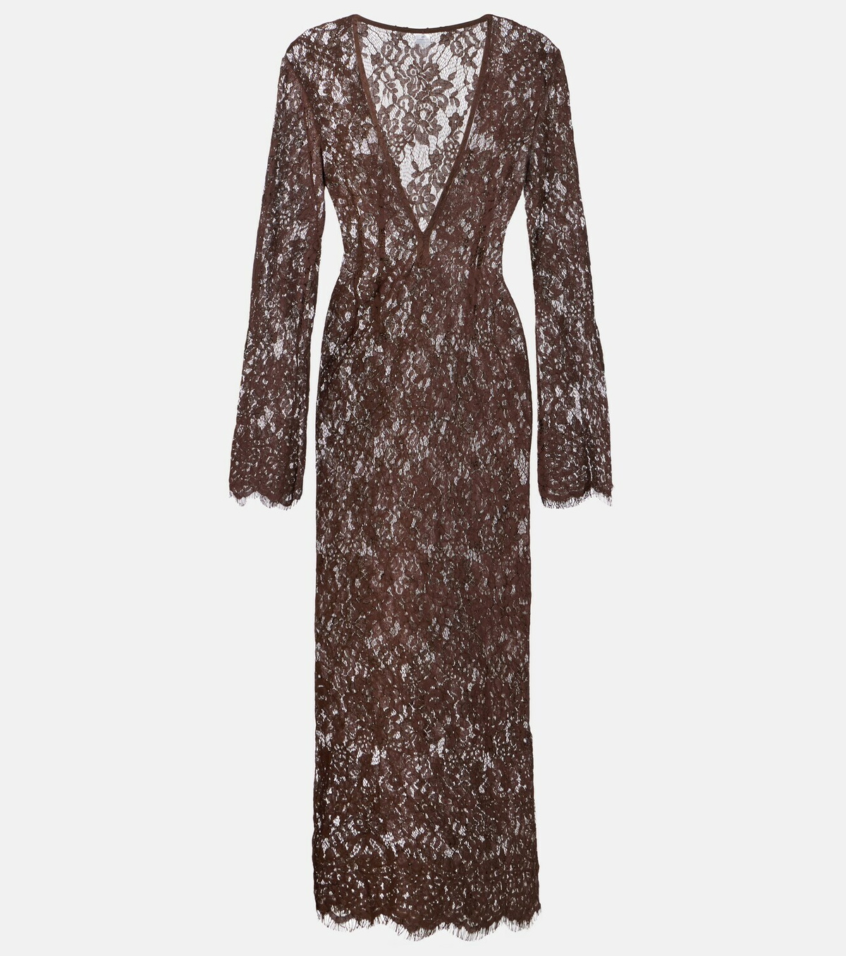 Bananhot Millie cotton and silk lace maxi dress