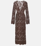 Bananhot Millie cotton and silk lace maxi dress