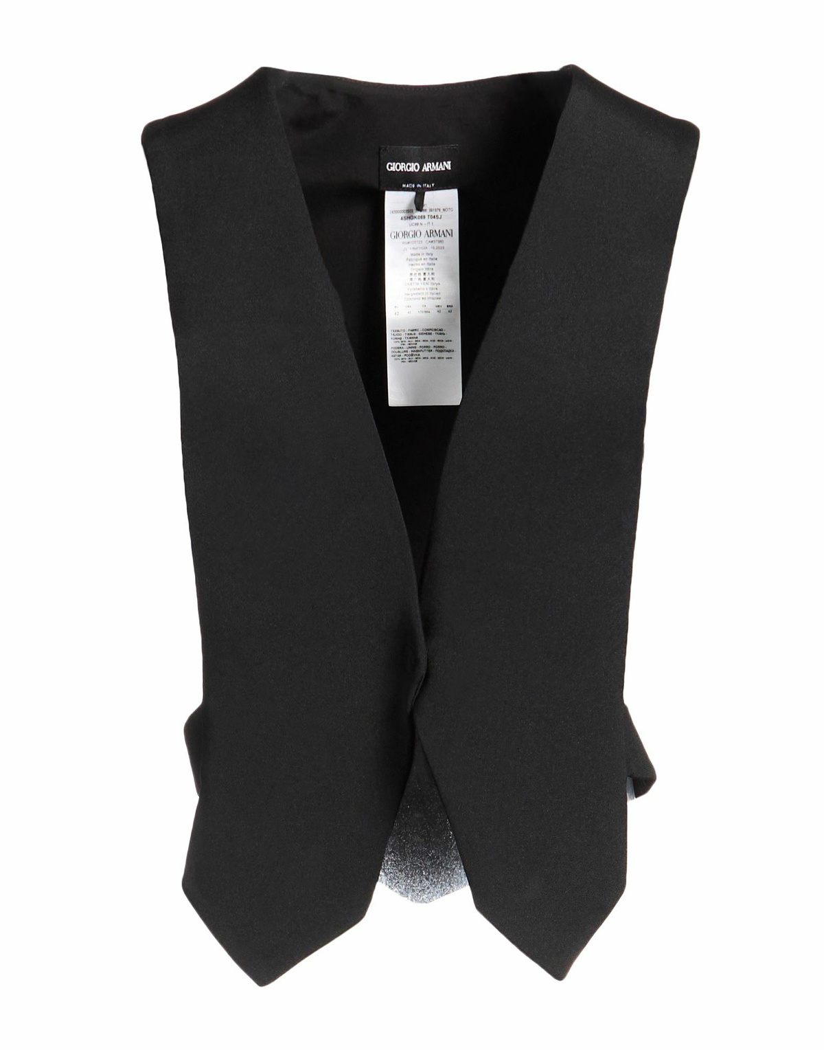 Giorgio Armani Womens Tailored Vest in Black