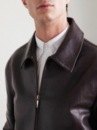 Thom Browne - Leather Jacket - Brown